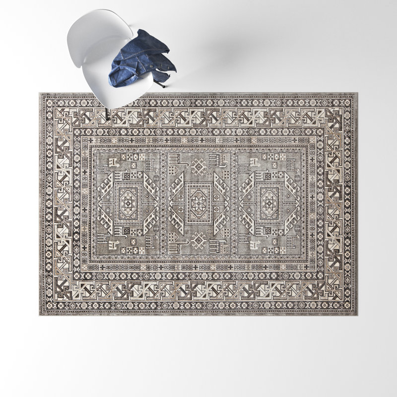 Ovid Viscose Gray Rug & Reviews AllModern